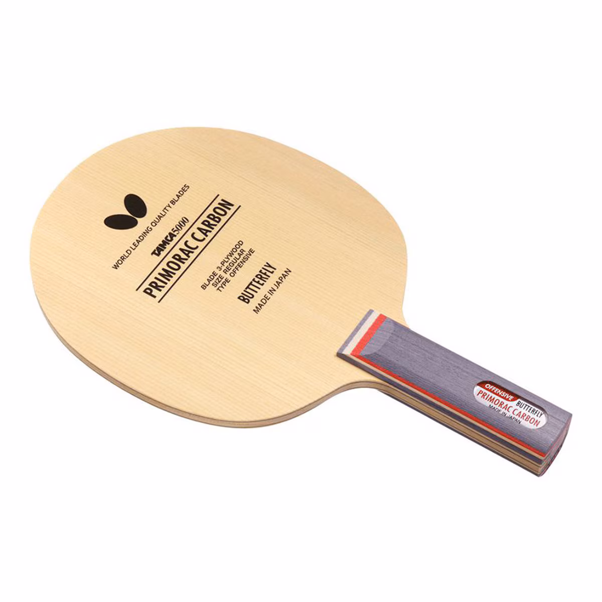 BUTTERFLY TABLE TENNIS BLADE PRIMORAC CARBON ST